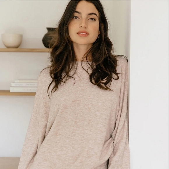 Jenni Kayne Marina pullover oatmeal XS NWOT - Picture 1 of 9